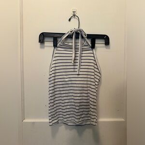 American Eagle Striped Halter Top XS